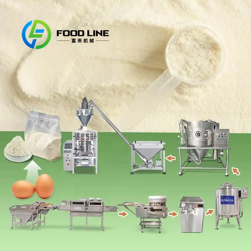 Food Snacks With Protein - Large Scale Egg White Powder Production