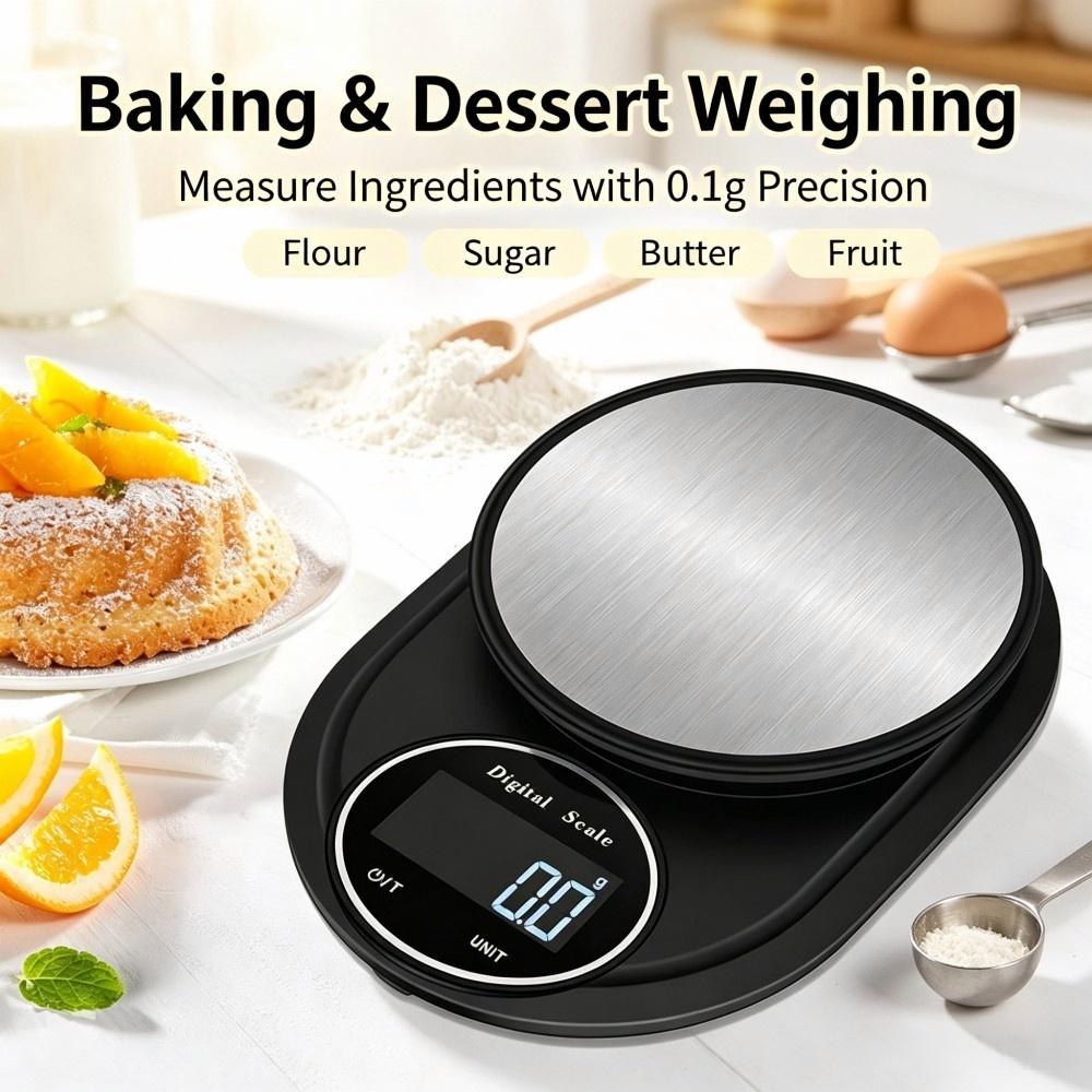 Food & Snacks Colouring Book - 2KG 0.1g Mini Portable Digital Kitchen