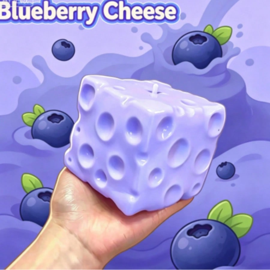New Blueberry Color Cheese Squ - đánh giá và giá Food & Snacks Colouring Book