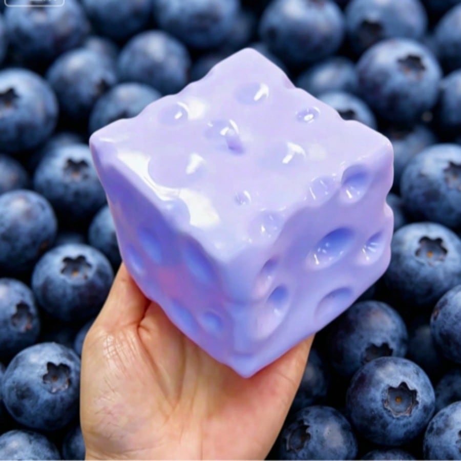 New Blueberry Color Cheese Squ - đánh giá và giá Food & Snacks Colouring Book
