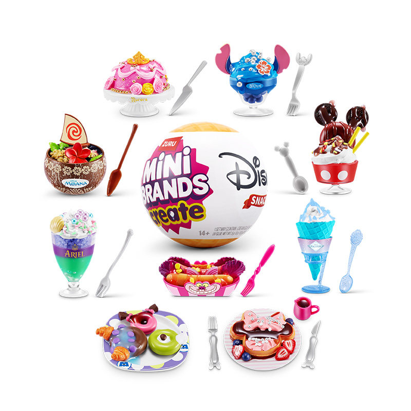 Zuru Mini Brands Create Disney - đánh giá và giá Food Good Snacks