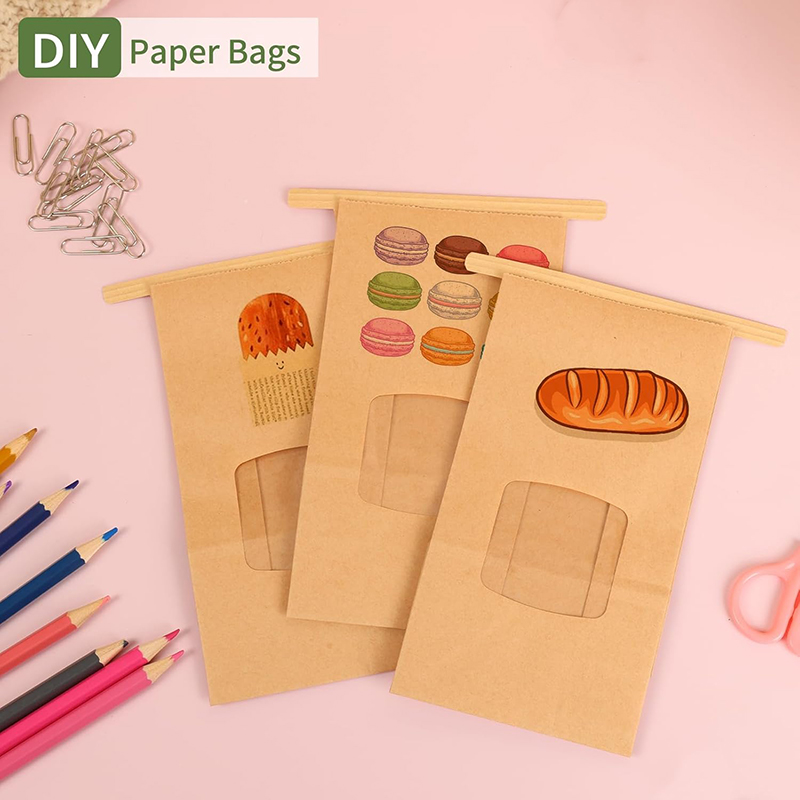 10Pcs Bakery Bags, Window Seal - đánh giá và giá Food Snacks For Party