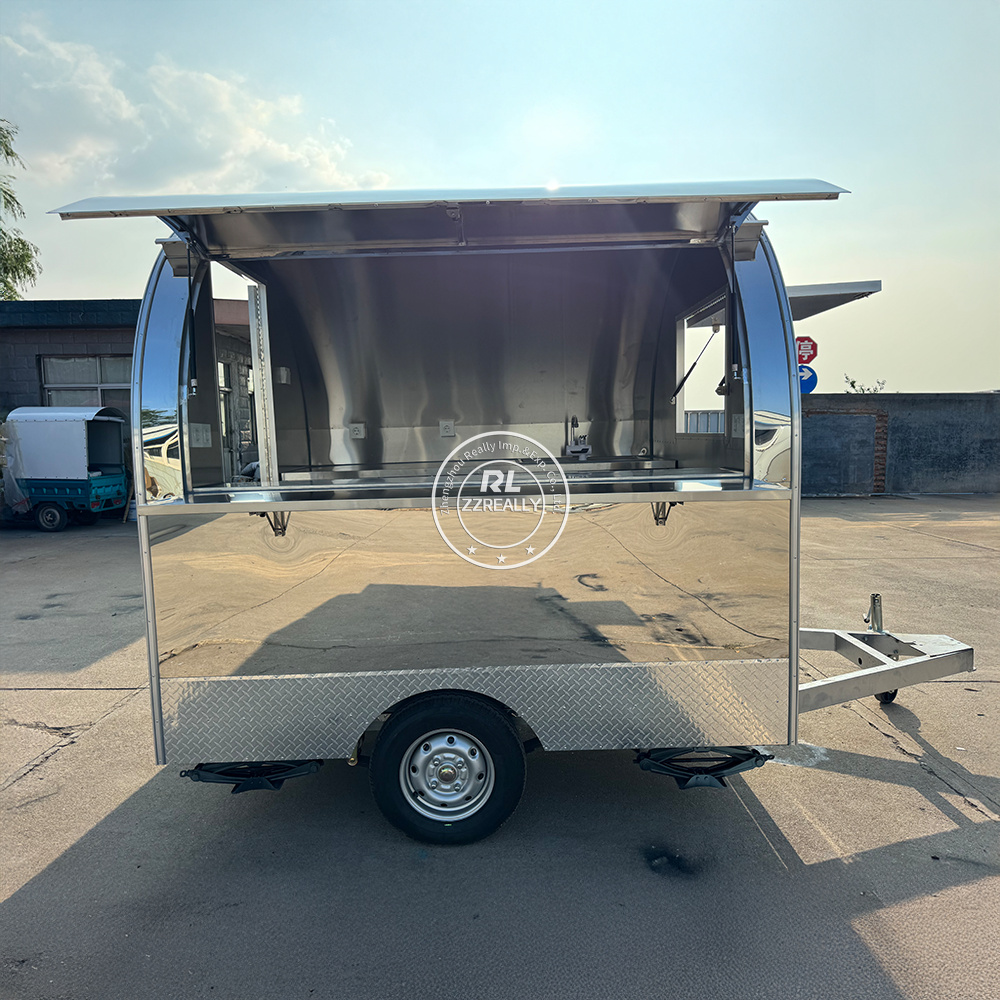 Stainless steel Mobile Food Ca - đánh giá và giá Food Snacks Business