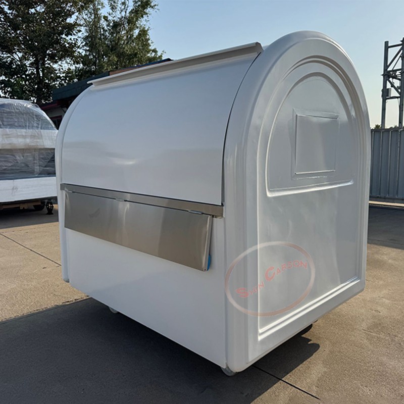 Outdoor Food Trailer round Mob - đánh giá và giá Food Snacks Business
