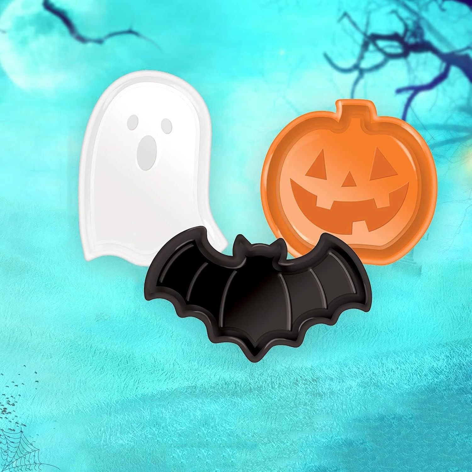 Reusable Halloween Plates Set  - đánh giá và giá Food Snacks For Party