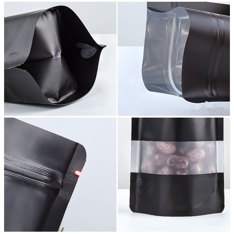 100PCS Stand-up Matte Black Al - đánh giá và giá Food Snacks For Party