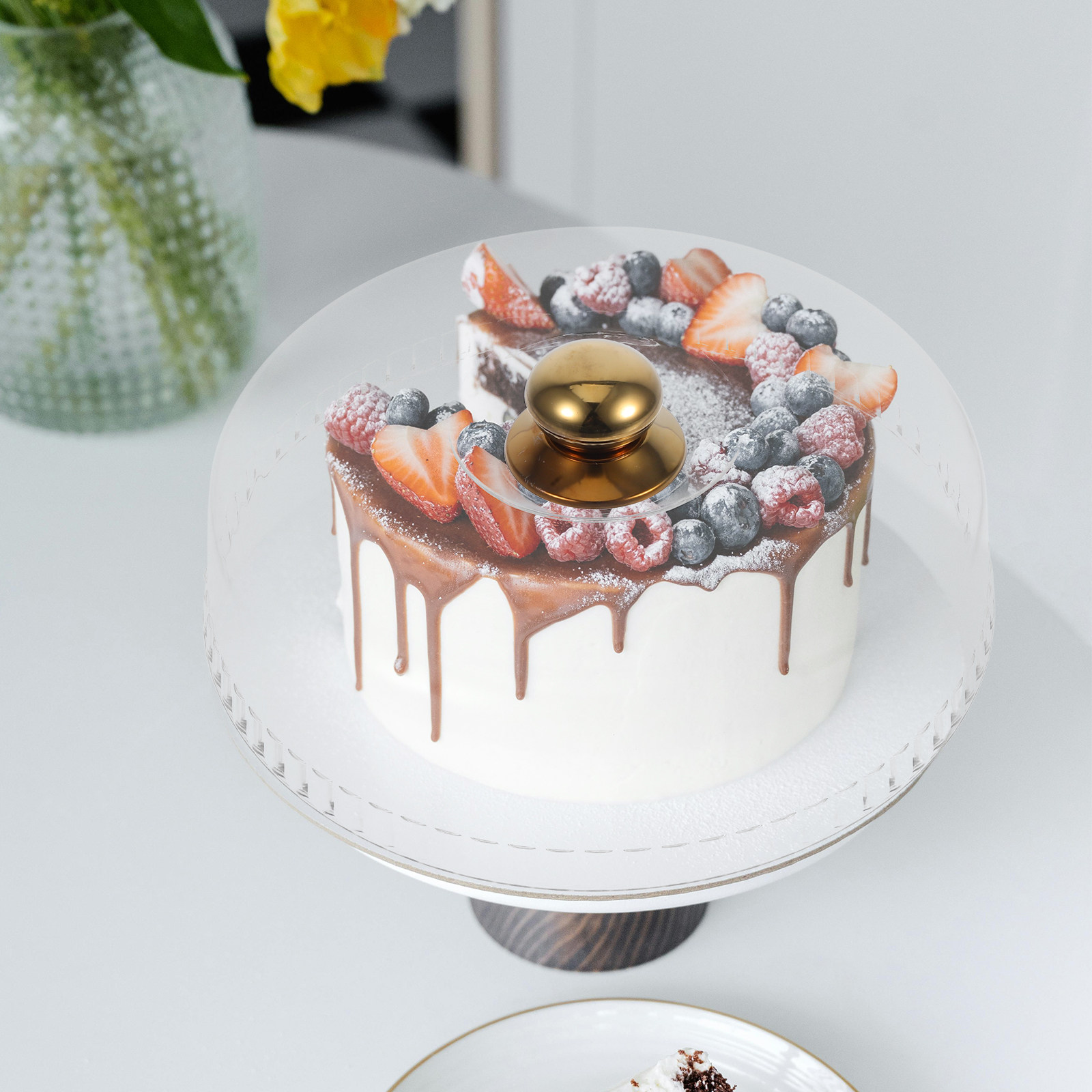 30Cm Clear Acrylic Cake Dome C - đánh giá và giá Food Snacks For Party