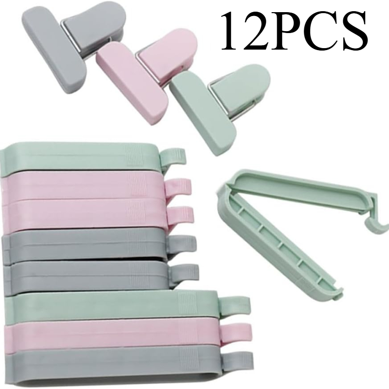 12pcs Mixed Color Plastic Seal - đánh giá và giá Food Snacks Chips