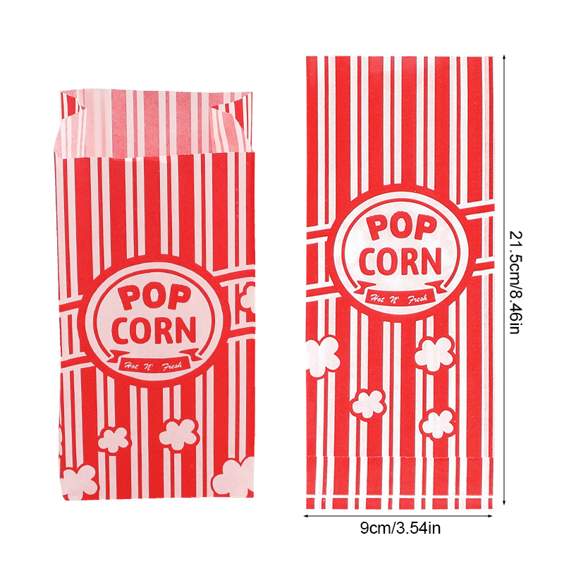 50Pcs Popcorn Packaging Bags S - đánh giá và giá Food Snacks For Party
