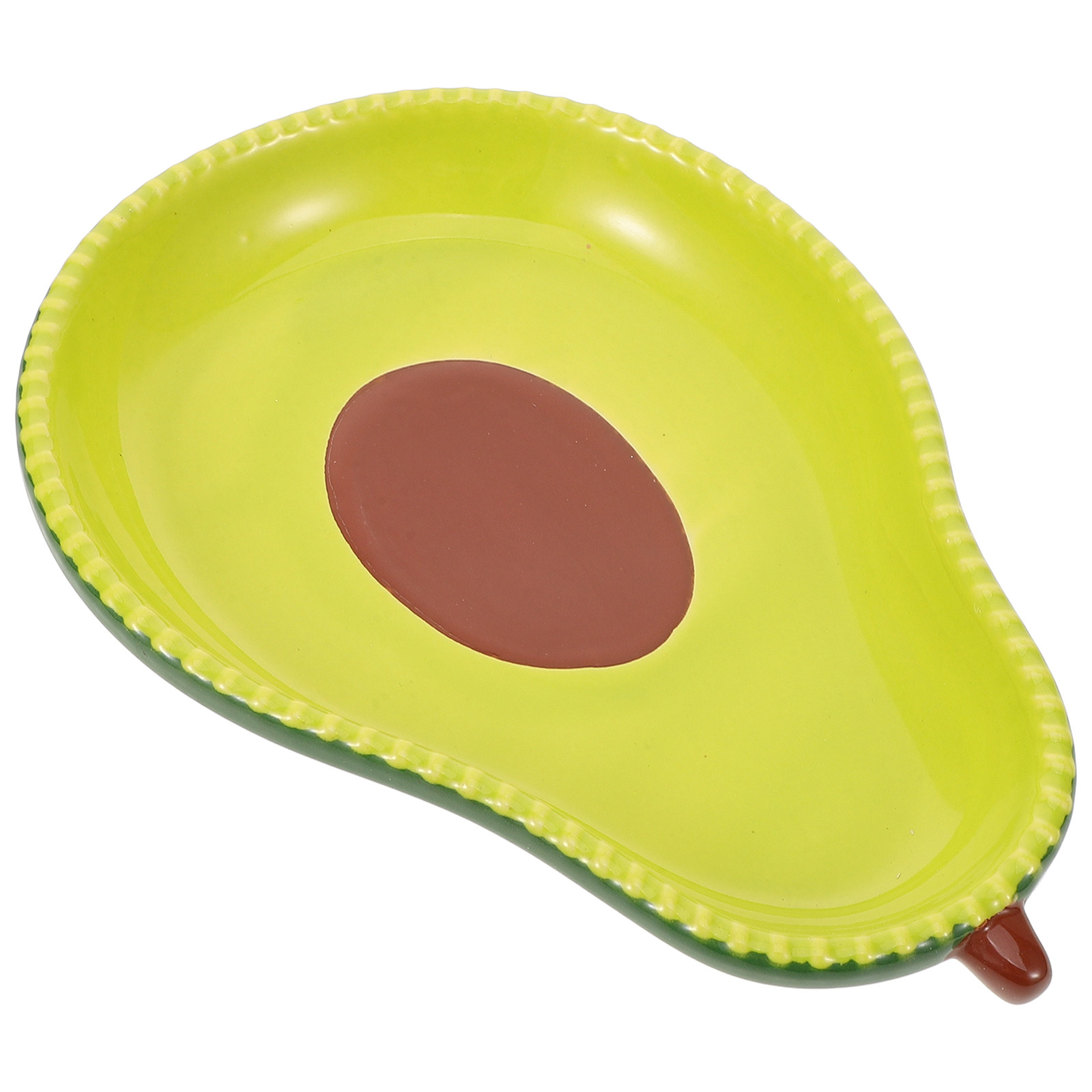 Avocado Shaped Ceramic Plate F - đánh giá và giá Food Snacks For Party