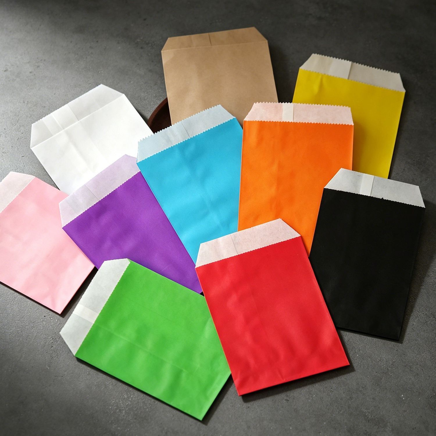 50/100pcs color Gift Kraft Pap - đánh giá và giá Food Snacks For Party