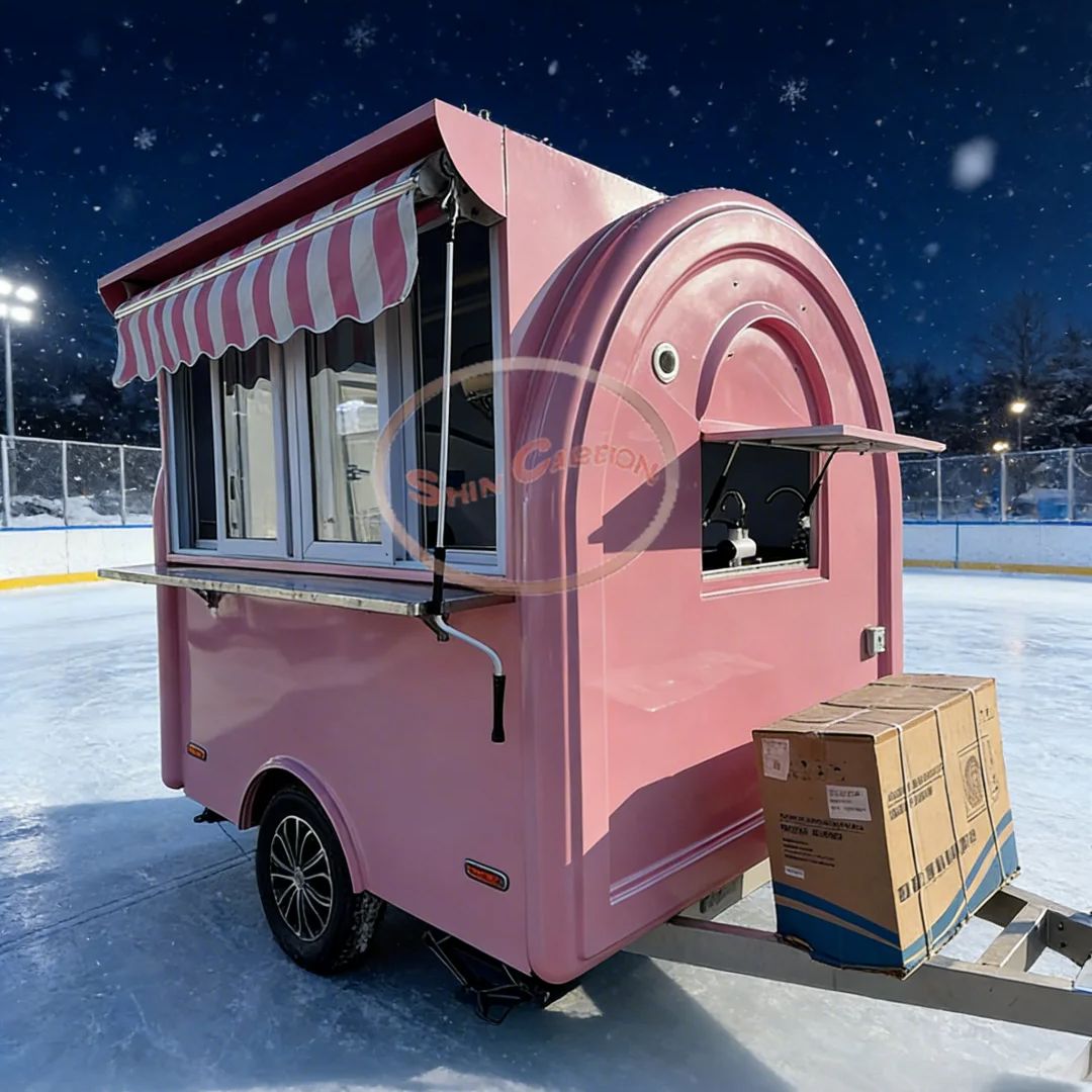 Pink Street Food Truck with Aw - đánh giá và giá Food Snacks Business